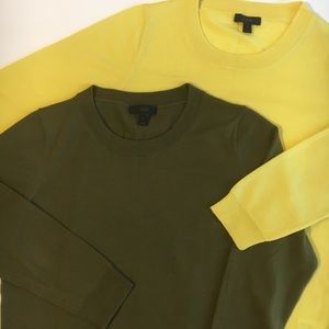 J. Crew Merino Wool Sweaters (Qty 2)